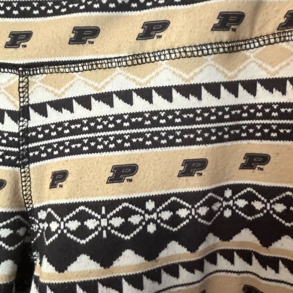 Women’s Purdue tribal  pattern pajama leggings size M. - Picture 3 of 5